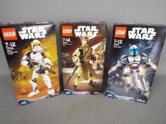 Lego, Star Wars - Three boxed Lego Star Wars sets.
