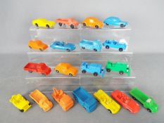 Tomte Laerdal - A interesting and unusual collection of 19 unboxed rubber / plastic vehicles by the