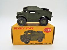 Dinky Toys - A boxed Dinky Toys #688 Field Artillery Tractor.