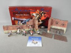 Britains - A boxed Britains set #00148 'Hougoumont - North Gate Diorama Set' from the Napoleonic