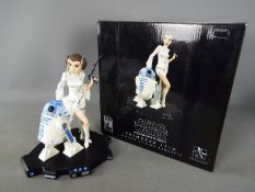 Star Wars, Gentle Giant - A boxed Star Wars Animated Limited Edition Maquette 'Princess Leia'.