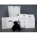 Steiff - A boxed, limited edition Steiff bear # 036323 'Black Crystal Bear', white tag,