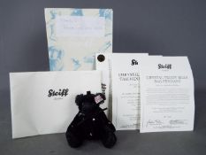 Steiff - A boxed, limited edition Steiff bear # 036323 'Black Crystal Bear', white tag,