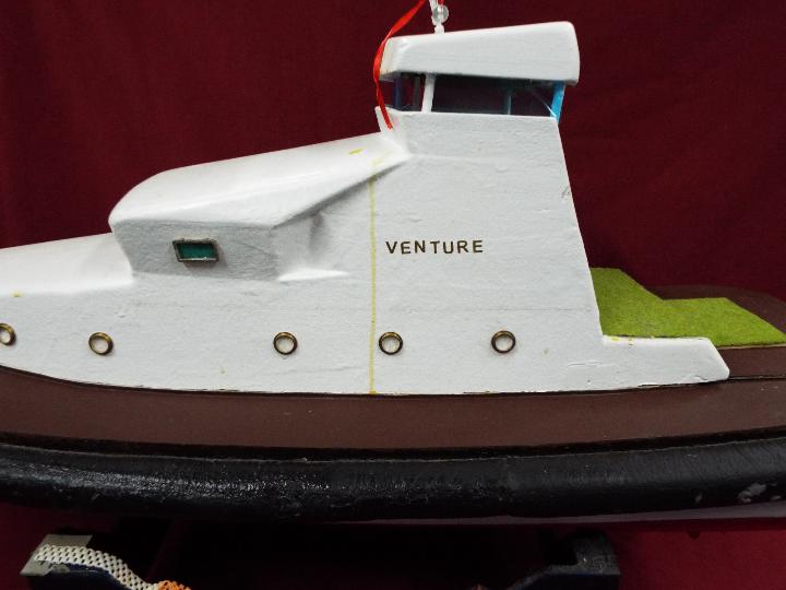 A fibreglass constructed prototype model of a yacht entitled 'Venture' . - Image 2 of 4