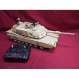 Heng Long - Abrams 1/16 scale M1A2 tank with 2.4 GHz transmitter.