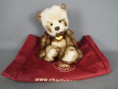 Charlie Bears - A Charlie Bears soft toy teddy bear 'Pam' # CB194758, designed by Isabelle Lee,