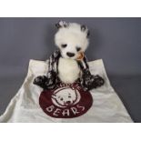 Charlie Bears - A Charlie Bears toft toy teddy bear in the form of a panda, # CB094318 'Alanna',