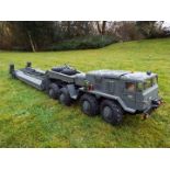Crossrc - BC8 Mammoth 1/12 Scale 8x8 Off Road Military Truck with Croosrc T247 Transporter Trailer