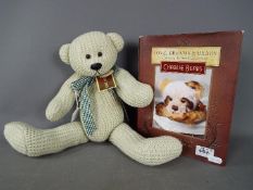 Charlie Bears - A Charlie Bears knitted wool teddy bear 'Knotty' # CB10JKBCRE,
