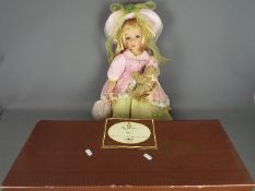 Alberon Dolls - A boxed Alberon Doll modern bisque doll ''Abigail'.