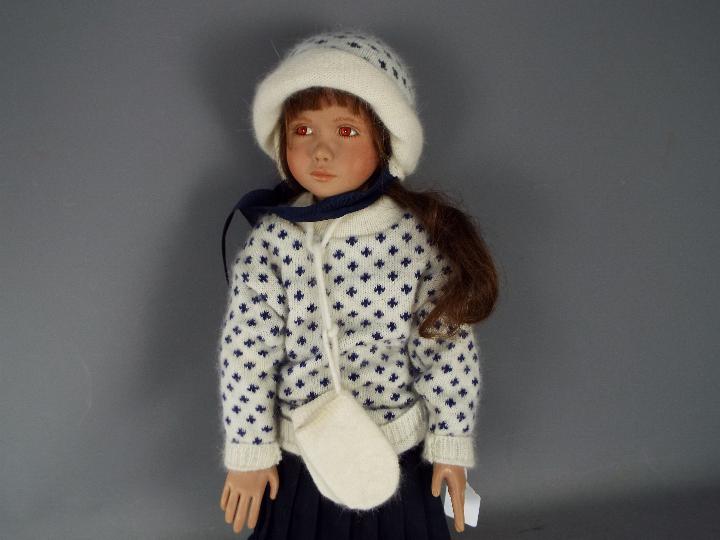 A Sonja Hartmann vinyl dressed doll, signed to the back of the neck, approximately 58 cm (h), - Image 2 of 4