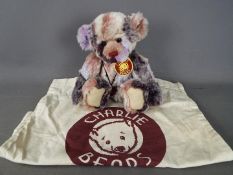 Charlie Bears - A Charlie Bears soft toy teddy bear # CB604748C 'Ragsy', designed by Isabelle Lee,