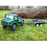 Axial - R/C rock crawler SCX10 II UMG10 1/10 Scale Elec 4WD made from Kit C-AXI90075 with twin axle