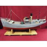 A large WW2 radio controlled fishing trawler 'H84 Dorna'.