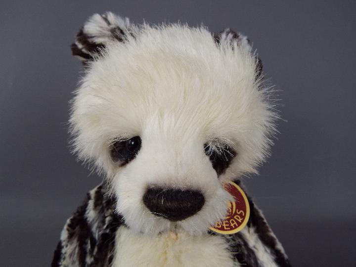 Charlie Bears - A Charlie Bears toft toy teddy bear in the form of a panda, # CB094318 'Alanna', - Image 3 of 7