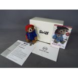 Steiff - A boxed, limited edition Steiff Paddington Bear # 690396, white tag and certificate,