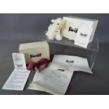 Steiff - Two boxed Steiff Mini Animals comprising # 112010 'Lamb' with yellow tag,