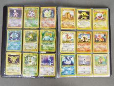 A COMPLETE SET OF 102 POKEMON 'BASE SET' TRADING CARDS - Lot includes 1st Edition #8 'Machamp''.