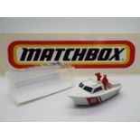 Matchbox - A metal 'Pre-Production' model of a Matchbox Police Launch.