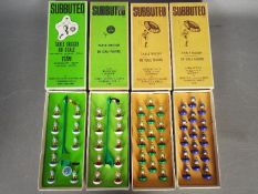 Subbuteo - Four boxed 'Heavyweight' Subbuteo Football / Rugby teams.