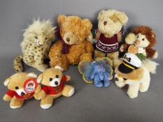 Bear - Soft Toys - a collection of eight soft toys to include Itty Bitty Boo by Gund,