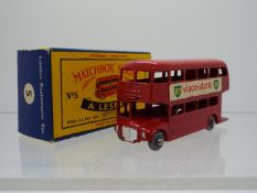 Matchbox - A boxed Matchbox #5 London Routemaster Bus (66mm).