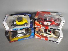 Maisto - Jada - Four boxed 1:24 diecast model cars.