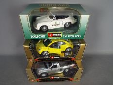 Bburago - Three boxed diecast model cars from Bburago.