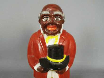 A vintage, American, ceramic money bank in the form of 'Uncle Mose', - Image 2 of 4