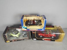 Corgi, Maisto, Motor Max - Three boxed diecast vehicles.