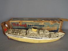 Triang - A boxed Triang electric Ocean Liner RMS Orcades.