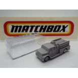 Matchbox - A rare resin 'Pre-Production' model of a Matchbox International Fire pumper.