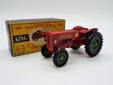 Matchbox - A boxed Matchbox King Size McCormick International Tractor.