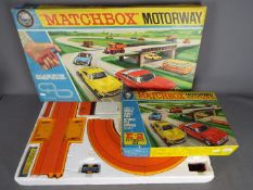 Matchbox - A boxed Matchbox M2 Motorway Set with E2 Motorway Extension..