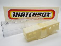 Matchbox - A 'First Shot' model of a Matchbox Convoy Horsebox Trailer only! The model is unpainted,