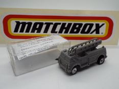 Matchbox - A rare resin 'Prototype and Pre-Production' model of a Matchbox Ladder Fire Truck.