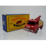 Matchbox - A boxed Matchbox #13 Thames Trader Wreck Truck.