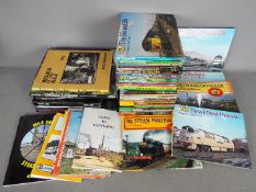 A collection in excess of of 35 predominately hardback books relating to steam and diesel