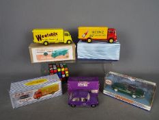 Dinky Toys. Corgi, Dan Toys - A mixed collection of five boxed diecast and an unboxed Rubiks cube.