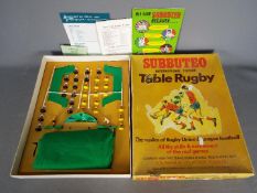 Subbuteo - A boxed Subbuteo International Edition Table Rugby game.