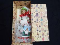 Annette Himstedt Kinder - Puppen Kinder- A 1999 limited run dressed doll entitled 'Mirte',