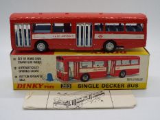 Dinky Toys - A boxed Dinky Toys #283 Single Decker Bus.