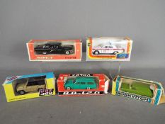 Agat, Moskvitch, Vaz,, Others - Five boxed vintage Russian diecast vehicles mainly 1:43 scale.