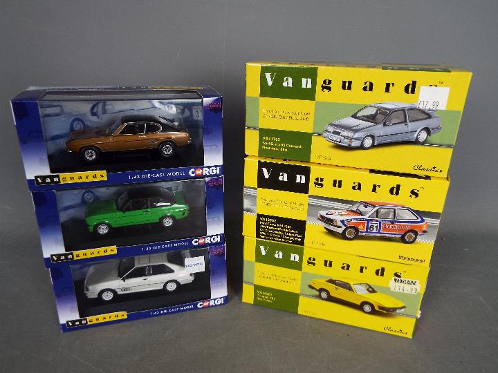 Corgi Vanguards - A collection of 6 Boxed Vanguards models.