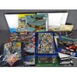 Gibsons - Falcon - Others, Collection of boxed jigsaw puzzles, books and ephemera.