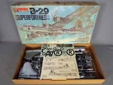 Monogram - A boxed Monogram #5700 B-29 Superfortress plastic model kit.