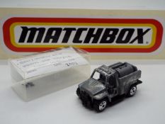 Matchbox - A 'Pre-Production, First Shot' model of a Matchbox Foam Fire Truck.