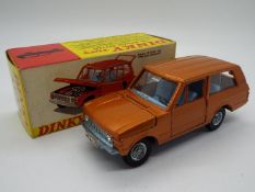 Dinky Toys - A boxed Dinky Toys #192 Range Rover in metallic bronze,