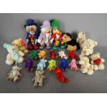 Bears - Soft Toys - a collection of soft toys to include Mouse by Hansa, a dog by Aurora classic,