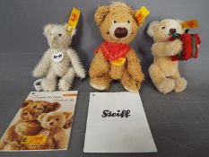 Steiff - three Steiff Bears to include #028892, #001086 and #014475,